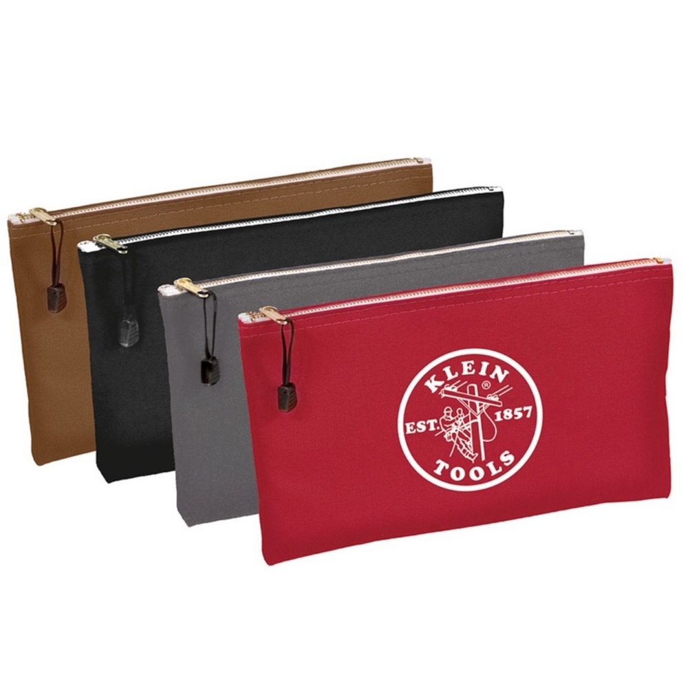 Klein Tools Canvas Zipper Bags